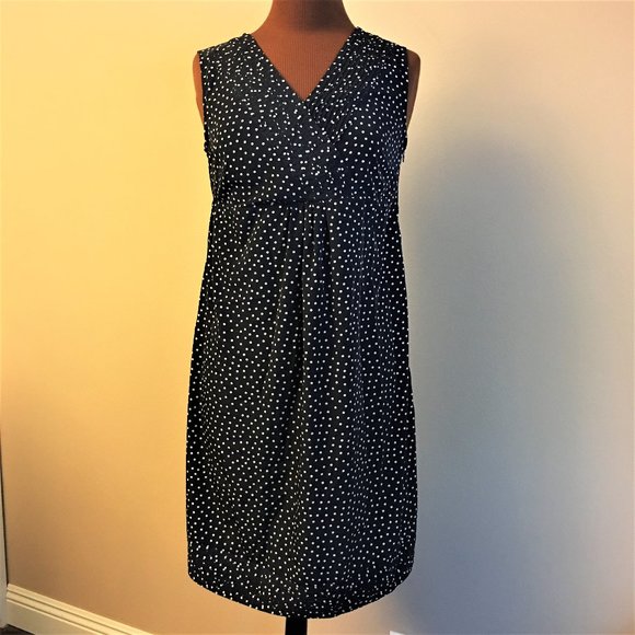 GAP MATERNITY Sleeveless Polka Dot Sheath Dress - Picture 2 of 12